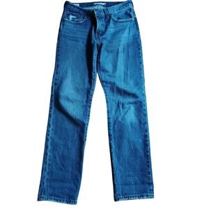 Levi’s Premium Middy Straight Jeans Women’s W27 L31 Medium Wash Distressed